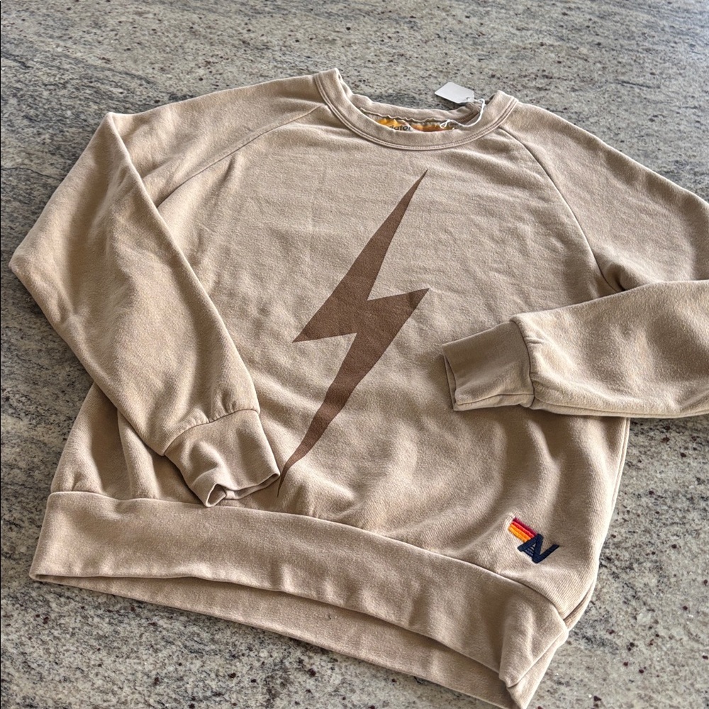 NWT Aviator Nation Bolt Crew Sweatshirt